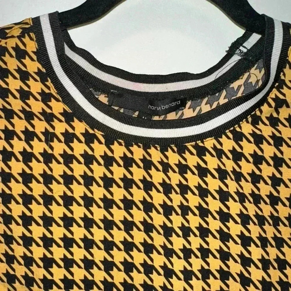 Harve Bernard Blouse for Women, M, Yellow & Black - Picture 2 of 11